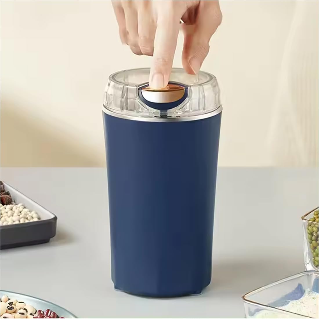 200W Stainless Steel Mixer Grinder for Masala & Herbs