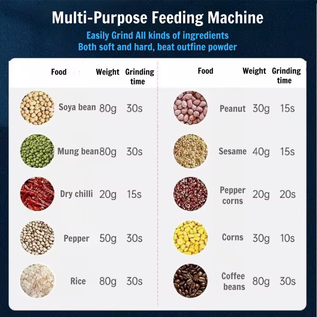 200W Stainless Steel Mixer Grinder for Masala & Herbs