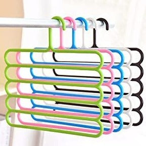 5 layers Non-slip Multi Functional Clothes Hangers 4 Pcs