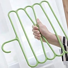 5 layers Non-slip Multi Functional Clothes Hangers 4 Pcs