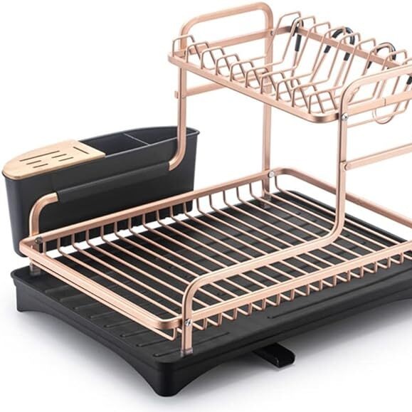 Aluminum Dish Drying Rack
