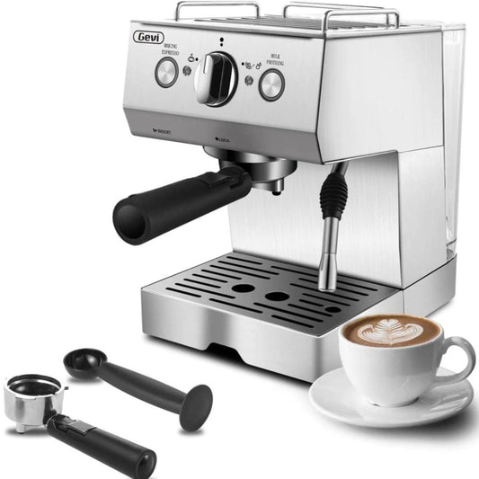 Expresso Coffee Machine With Milk Frother Steam Wand